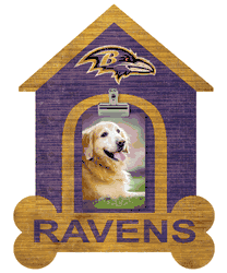 Baltimore Ravens Dog Bone House Clip Frame