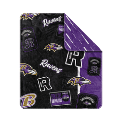 Baltimore Ravens Dream Weave Throw 50x60