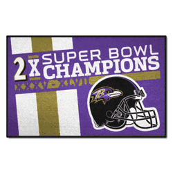 Baltimore Ravens Dynasty Starter Mat Accent Rug - 19in. x 30in.