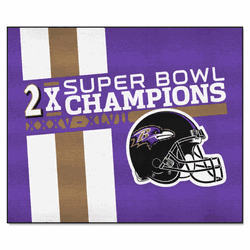 Baltimore Ravens Dynasty Tailgater Rug - 5ft. x 6ft.