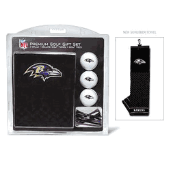 Baltimore Ravens Embroidered Towel Golf Gift Set