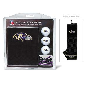 Baltimore Ravens Embroidered Towel Golf Gift Set