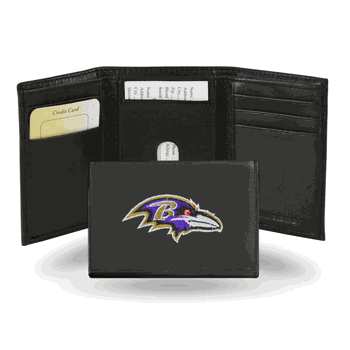 Baltimore Ravens  Embroidered Tri-fold Wallet
