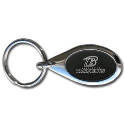 Baltimore Ravens Etched Key Chain