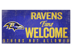Baltimore Ravens Fans Welcome Sign