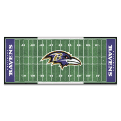 Baltimore Ravens Field Runner Mat - 30in. x 72in.