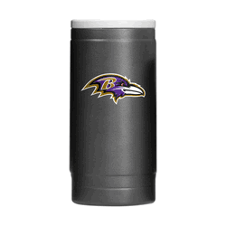 Baltimore Ravens Flipside Powder Coat Slim Can Coolie