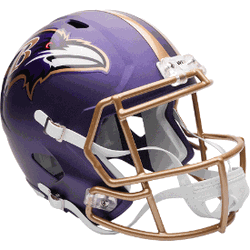 Baltimore Ravens Full Size Authentic Speed Football Helmet 2026 Alternate Purple Purple Rising