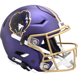 Baltimore Ravens Full Size Authentic SpeedFlex Football Helmet 2024 Alternate On-Field