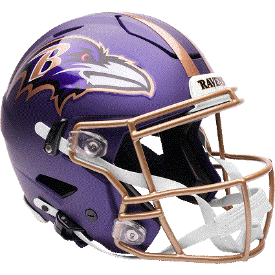 Baltimore Ravens Full Size SpeedFlex Football Helmet 2026 Alternate Purple Rising