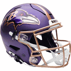 Baltimore Ravens Full Size SpeedFlex Football Helmet 2026 Alternate Purple Rising
