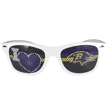 Baltimore Ravens I Heart Game Day Shades