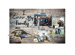 Baltimore Ravens I Love my Family Clip Frame