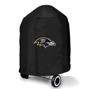 Baltimore Ravens Kettle Grill Cover - 25in x 25in x 35in