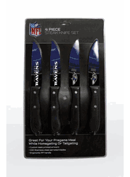 Baltimore Ravens Knife Set - Steak - 4 Pack