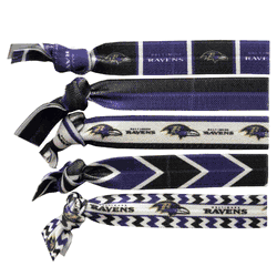 Baltimore Ravens Knotted Hair Tie