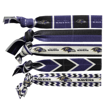 Baltimore Ravens Knotted Hair Tie