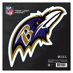 Baltimore Ravens Large Team Logo Magnet 10" (8.7329"x8.3078")