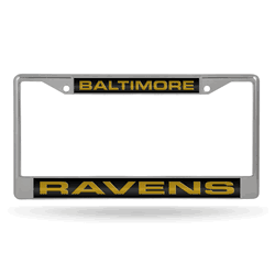 Baltimore Ravens Laser Chrome Frame
