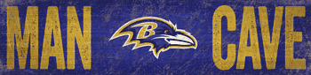 Baltimore Ravens Man Cave Sign
