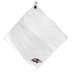 Baltimore Ravens Microfiber Small Towel - 15" x 15" (White)