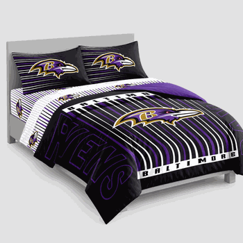 Baltimore Ravens Momentum Bed In A Bag Full