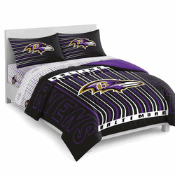 Baltimore Ravens Momentum Bed In A Bag Queen