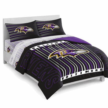 Baltimore Ravens Momentum Bed In A Bag Queen