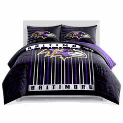 Baltimore Ravens Momentum Bedding Comforter Set F/Q
