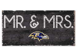 Baltimore Ravens Mr & Mrs Sign