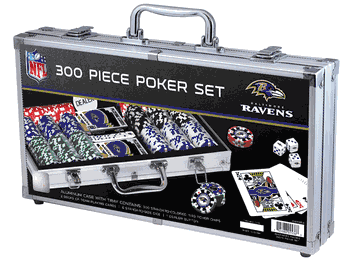 Baltimore Ravens NFL 300pc Poker Set