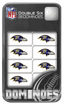 Baltimore Ravens NFL Dominoes