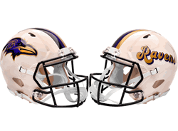 Baltimore Ravens NFL Full Size Replica Speed Football Helmet RETRO