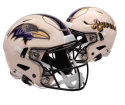 Baltimore Ravens NFL Full Size SPEEDFLEX Authentic Speed Football Helmet RETRO