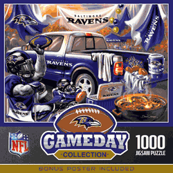 Baltimore Ravens NFL Gameday 1000pc Puzzle