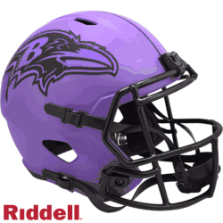 Baltimore Ravens NFL Helmet Riddell Replica Full Size Speed Style Rave Alternate <B>RAVE</B>