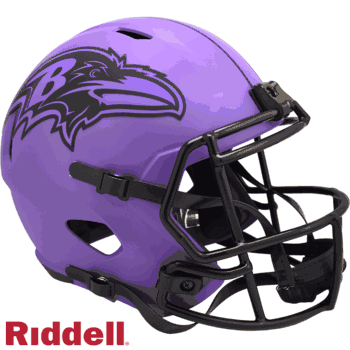 Baltimore Ravens NFL Helmet Riddell Replica Full Size Speed Style Rave Alternate RAVE