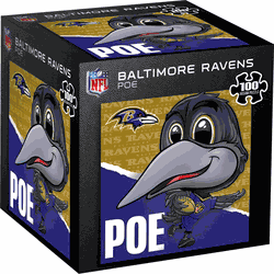 Baltimore Ravens NFL Mascot 100 Piece Square Puzzle