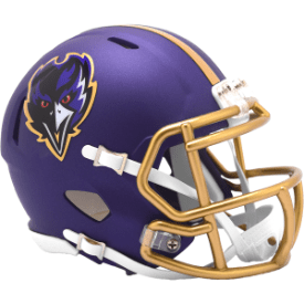 Baltimore Ravens NFL Mini Speed Football Helmet Alternate 2024