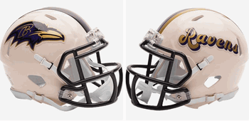 Baltimore Ravens NFL Mini Speed Football Helmet RETRO