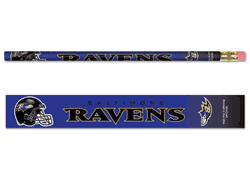 Baltimore Ravens Pencil 6 Pack