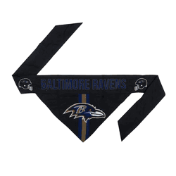 Baltimore Ravens Pet Bandana Medium