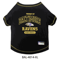 Baltimore Ravens Pet Tee Shirt X-Large