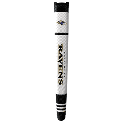 Baltimore Ravens Putter Grip (White with colored stripes)