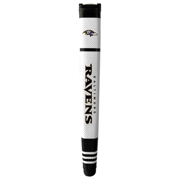 Baltimore Ravens Putter Grip (White with colored stripes)
