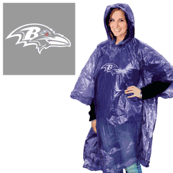 Baltimore Ravens Rain Poncho