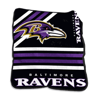 Baltimore Ravens Raschel Throw