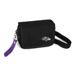 Baltimore Ravens Ribbon Waist Pack Purse Purple