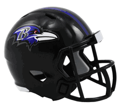 Baltimore Ravens Riddell NFL Speed Pocket Pro Helmet