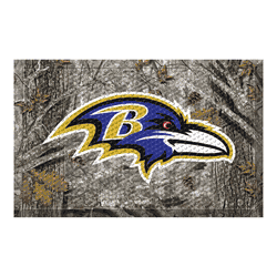 Baltimore Ravens Rubber Scraper Door Mat Camo
